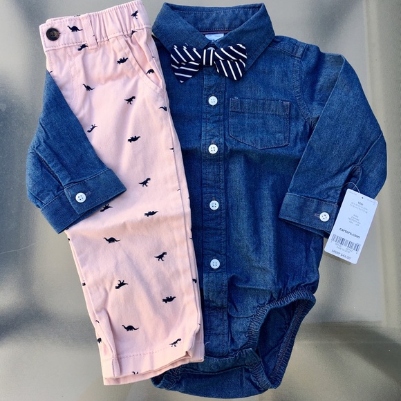 Carter's Other - 3-PC bodysuit, Pants & bowtie Set 👶